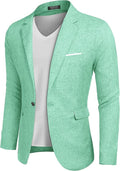 COOFANDY Men's Casual Blazer Slim Fit Sport Coats One Button Suit Jacket Lightweight Sports Jacket